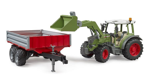 Fendt 211 Vario with loader and trailer 1:16