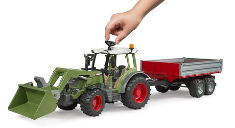 Fendt 211 Vario with loader and trailer 1:16