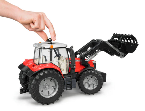 Massey Ferguson 7600 with loader 1:16