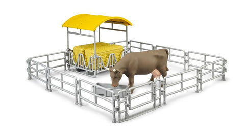 Hay rack with fences 1:16