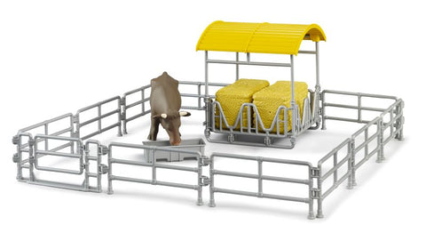 Hay rack with fences 1:16