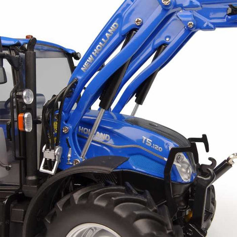 New Holland T5. 120 with 655 U front loader 1:32